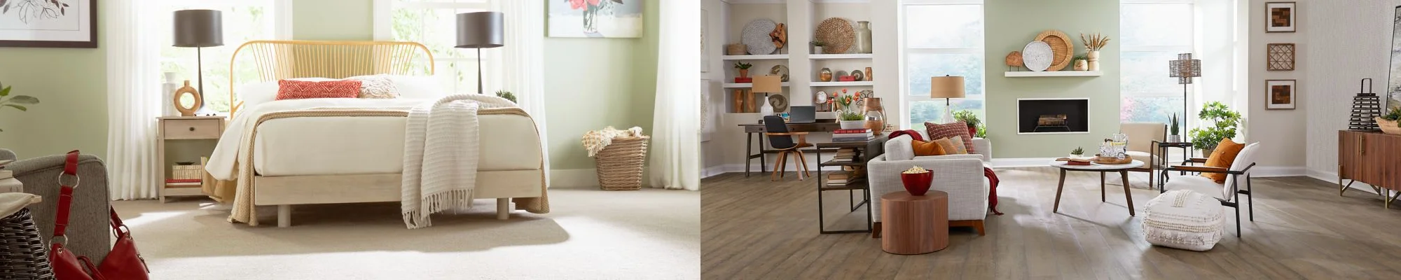Discover when to choose carpet or hardwood flooring for an interior design
